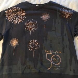 Disney Parks Oct. 1st Day Of Only 50th Anniversary Limited Edition Shirt Henley
